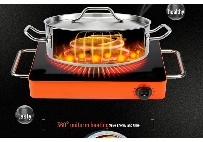 304 Stainless Steel Non-stick Soup Pot with Thickened Composite Bottom for Induction Cookers, Double Handles, Universal Hot Pot for Household Use.
