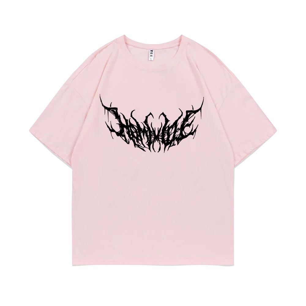 Hip Hop Rapper Playboi Carti Opium Homixide Gang Print T-shirt Men Women Casual Pure Cotton Tshirt Male Fashion Loose T Shirts