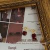 Boucles d'oreilles pendantes vintage en émail rouge bordeaux - Clous de style rétro français