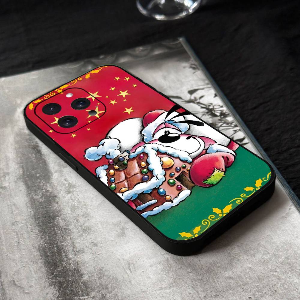 Cartoon D-Diddl Phone Case Black Silicone Soft Shell For IPhone 17 16 15 14 13 12 11 Air Pro Max Plus Hot Sale