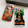 Módní F-Frida K-KahlosS Tvrzené Sklo Pro Iphone 14 13 12 11 Pro Mini XS MAX 14Plus X XS XR Kryty