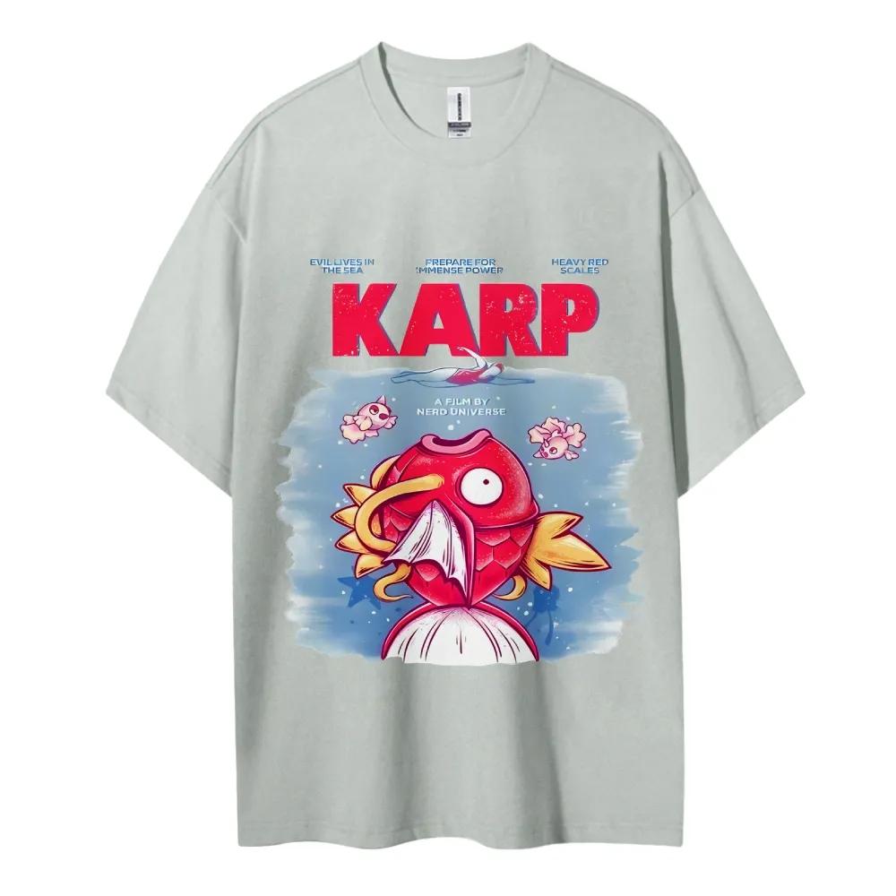 Pokemon Tshirt Mens Pure Cotton Casual  Round Neck Tshirt Short Sleeve Fashion Clothing Summer Sports Casual Short Sleeve Top