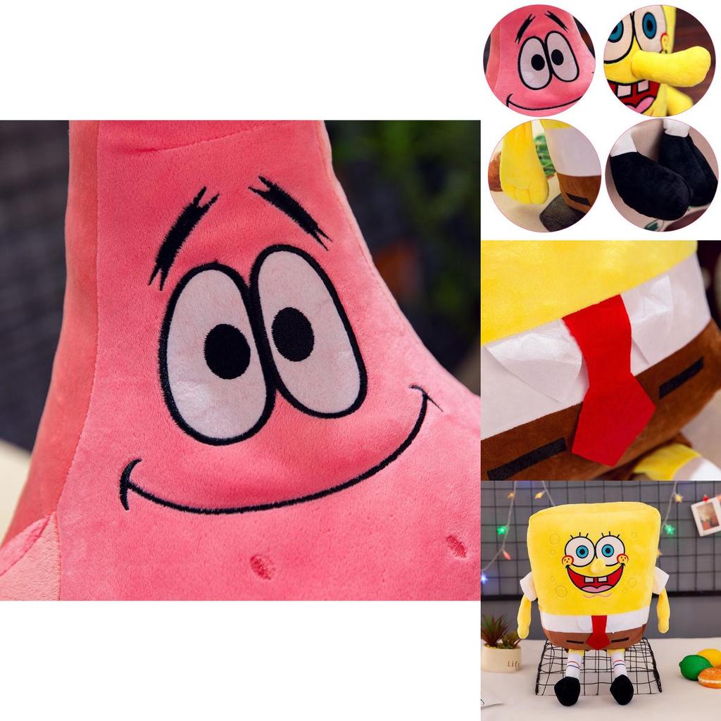 Spongebob Patrick Star Plüschtier Weiche Stoffpuppe Niedliches Kissen Kinder Mädchen Geschenk