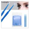 Lanjinglin 100/200pcs Micro Brushes Cotton Swab Eyelash Extension Eye Lash Glue Cleaning Brushes Applicator Sticks Makeup Tools