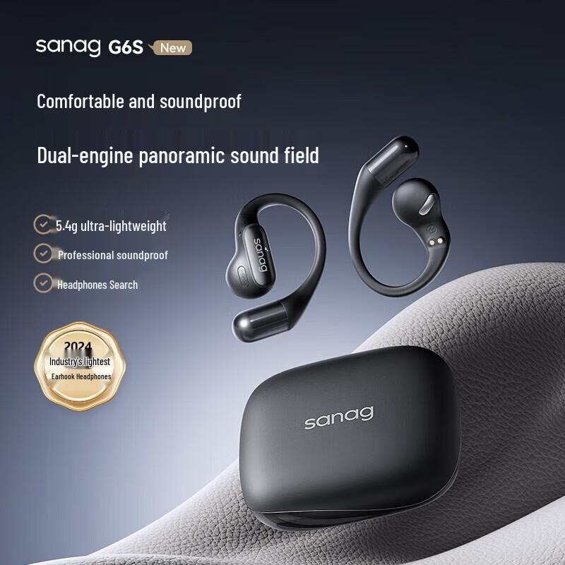 SANAG G6S Open-Ear Clip Bluetooth Sport Headphones