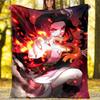 1pc nezouko Theme Blanket - Digital Print, Polyester, Cozy for All Seasons, Perfect for Outdoor, and Travel
