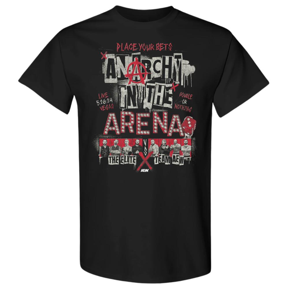 AEW DON 2024 ANARCHY IN THE ARENA AEW Official TShirt Unisex T-Shirt Graphic Tee XXXL