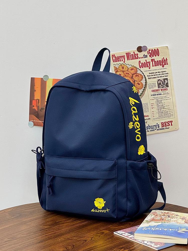 Schoolbag Large Capacity Lightweight Student School Bag Trendy Versatile Campus Backpack Niche High Value Travel Leisure Backpack
