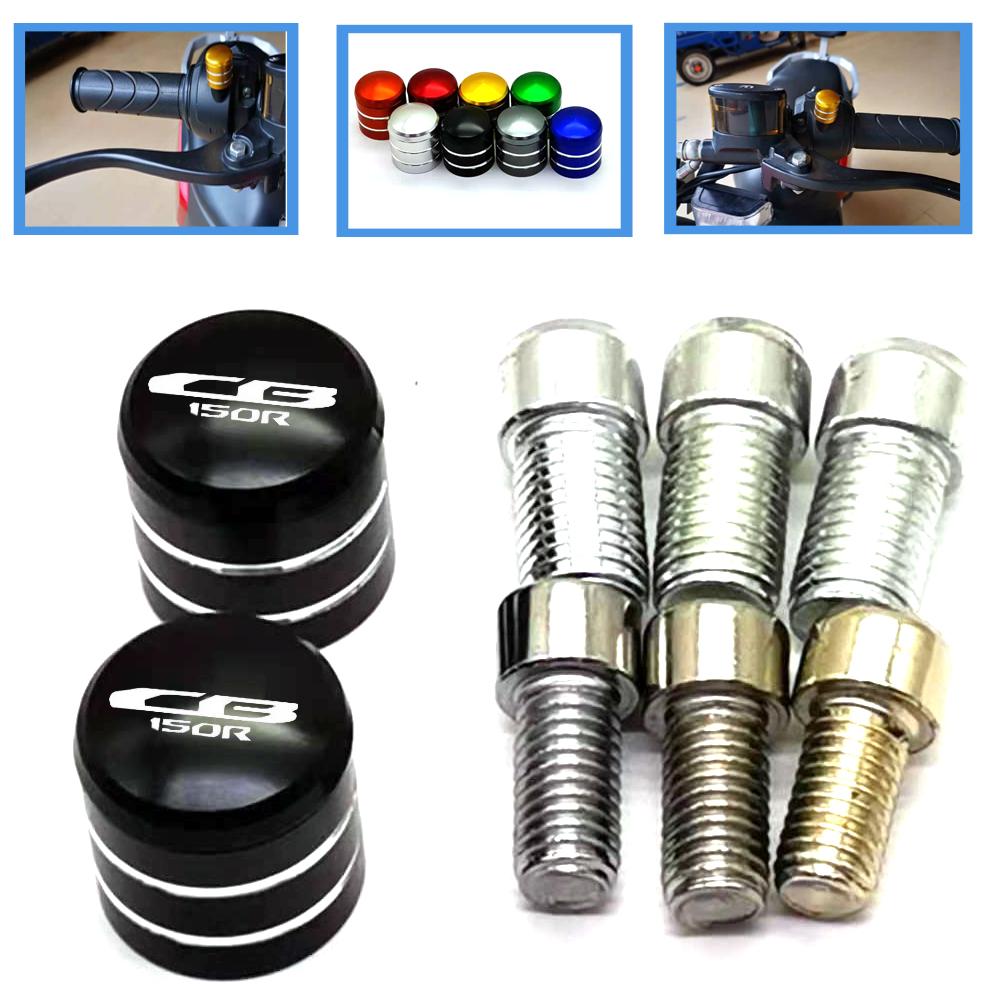 For Honda CB150R CB 150R Motorcycle Rearview Mirror Thread Bolts Rear View Adapter Screws Decorative Cover 8MM 10MM Screws