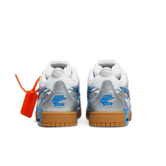 Nike Air Rubber Dunk University Blue Liquid Silver Unisex Low Top Skate Shoe CU6015-100