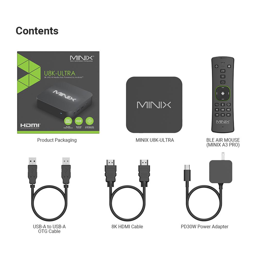 Refurbished MINIX U8K-ULTRA  Android Media