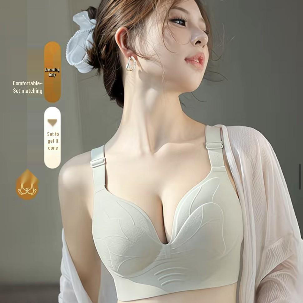 Plus Size Seamless Shaping Bra: Slimming with Side Support & Anti-Sagging