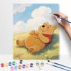 Disney Winnie the Pooh Eating Honey Digital Oil Painting Art Kit Hand Painted Home Decor