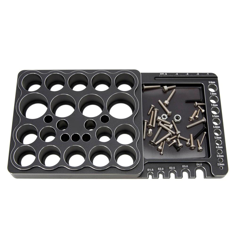 For RC Cars RC Tool Rack RC Workshop As Shown In The Figure Measuring Instruments Included Screw Storage Slots
