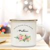 Little Mess of A Super Mistress France Enamel Mug Beautiful Premium Quality Gift Juice Tea Coffee Cup Gifts for Teacher