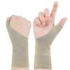 Wrist And Thumb Support Braces, 1 Pair Breathable Thumb Compression Arthritis Gloves With Gel Thumb Injury Pads For Thumb Pain Relief From Sprains, Te