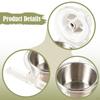 Bird Feeder for Cage Accessories Clear Easy To Clean Portable Acrylic Parakeet Food
