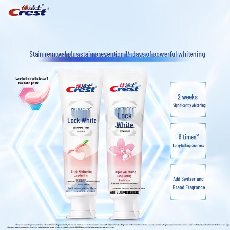 Crest Scented Whitening Toothpaste