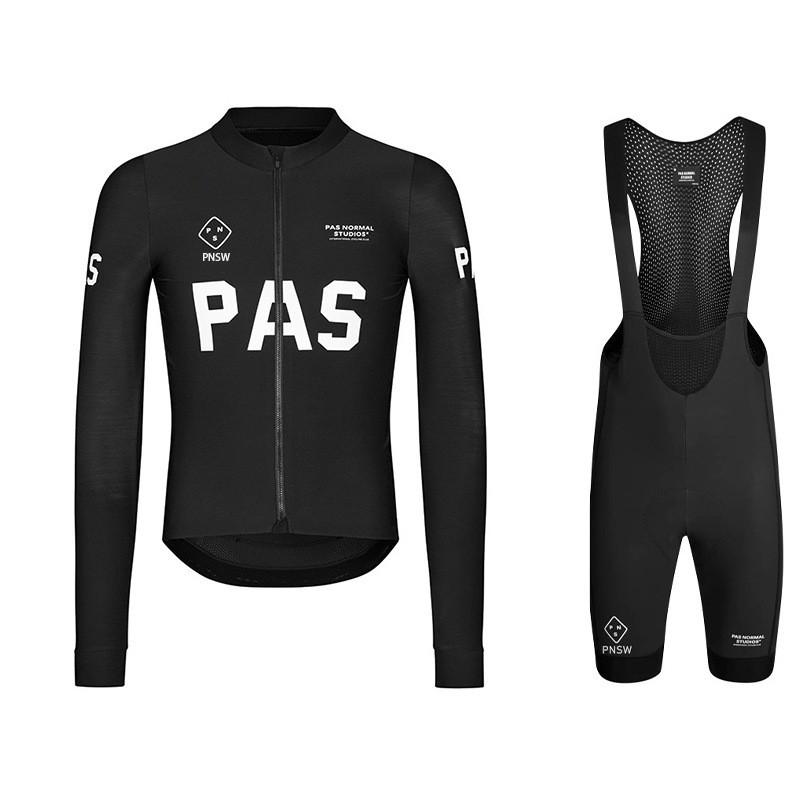 Men Women Cycling Jersey Set Breathable Quick Dry Long Sleeve Mountain Bike Apparel