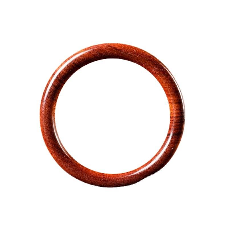 Bracciale Semplice in Palissandro e Sandalo per Donna Stile Etnico Vintage Bracciale in Legno Regalo