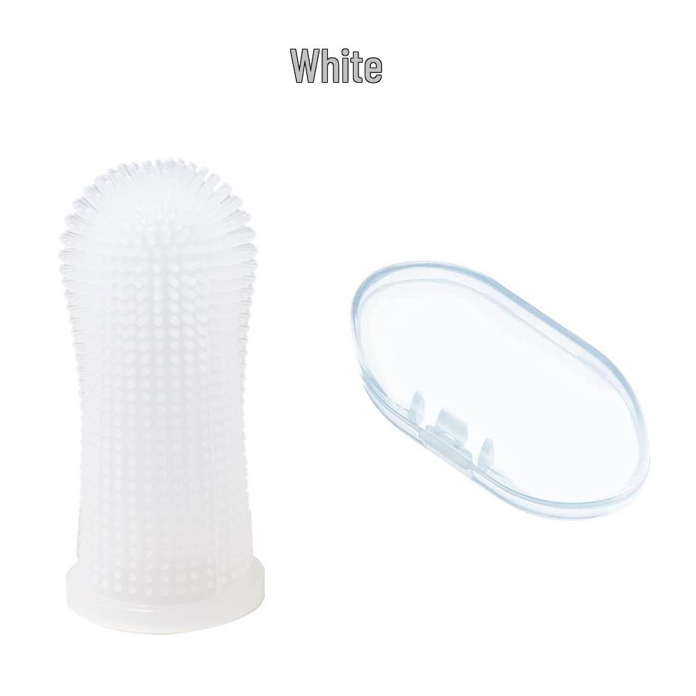 

Silicone Finger Toothbrush for Puppies & Kittens Without Box прозрачный