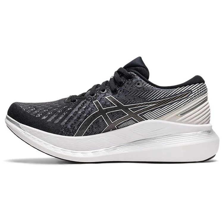 Asics Glideride 2 Women Low Top Running Shoes Black White 1012A890-001 37