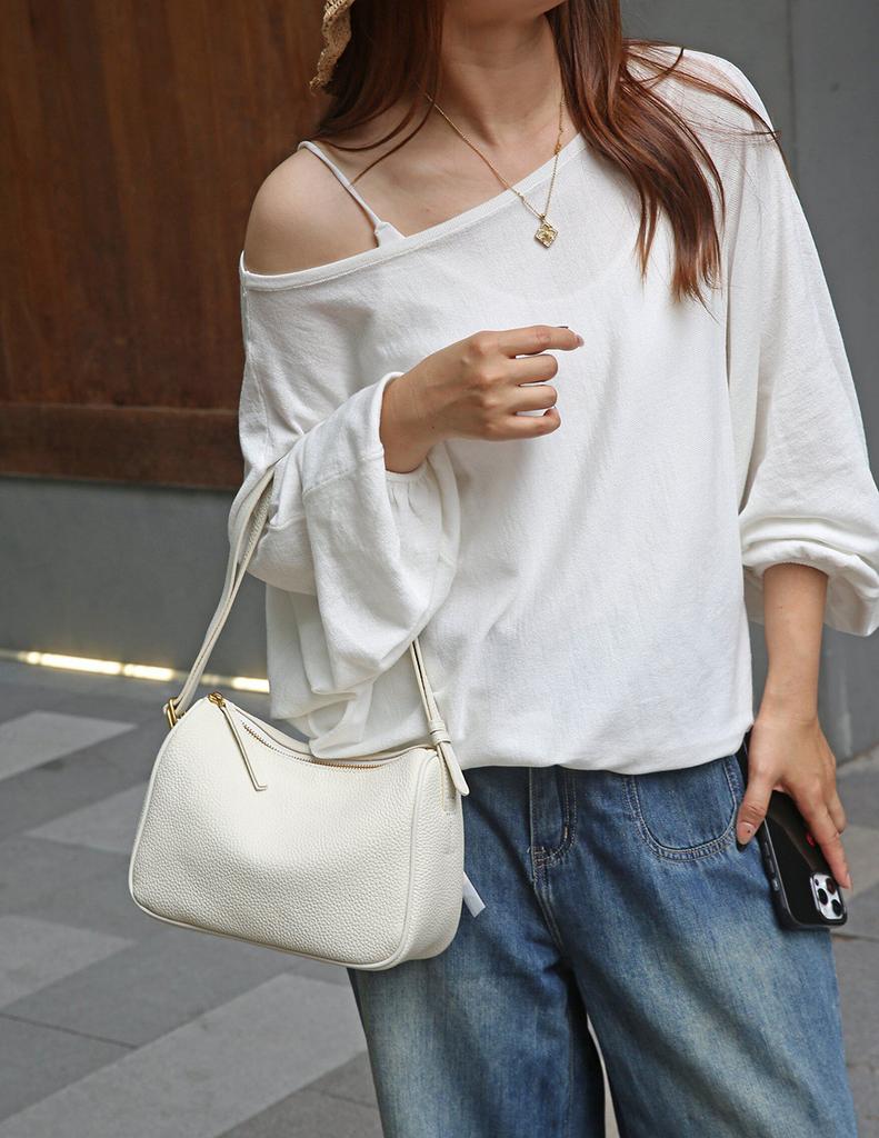 Women's Leather Shoulder Bag, 2026 High-End Niche Design, Fashionable Handbag/Crossbody Bag