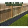 New High Strength Trench Cover Rectangular Resin Plastic Garage Floor Drain Black Sewage Ditch Drainage Outdoor
