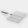 Klappgriff Kohlenstoffstahl Grillzange Brathähnchen Outdoor Multifunktionale Fischgrillzange Grillrost Grillg
