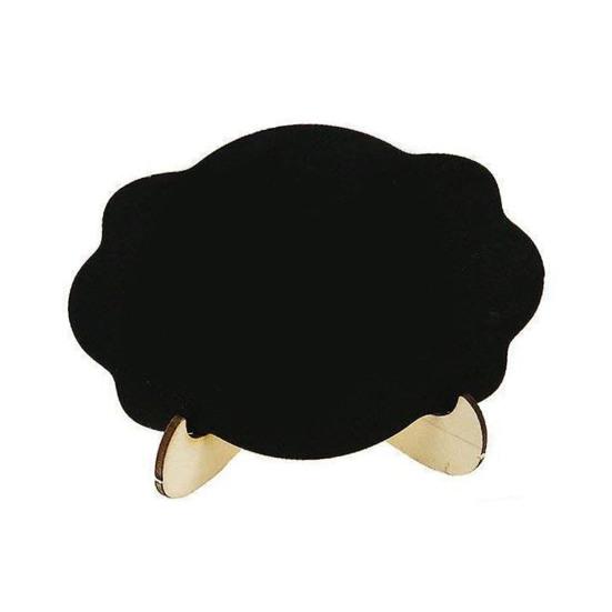 Mini Tablica Kredowa ze Stojakiem Wielokrotnego Użytku Mała Tablica Ozdoba Zmazywalna Drewniana Tablica na Wiadomości Znak Dekoracja na Biurko