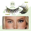 Fox Eye Lashes 3/5 Pairs Thick Winged Wispy 3D False Eyelashes Makeup Faux Fluffy Mink Lashes Fake Natural Eyelashes Extension