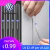 2026 Het För Volkswagen VW 4 st Genomskinliga Dörrkantskydd Bil Anti-kollisionsklistermärke För Volkswagen VW R-line GTI UPi Golf Pa