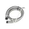 AN4 AN6 AN8 AN10 AN12 Fuel Line Hose,Nylon Braided Fuel Line Hose with Stainless Steel Mesh Reinforce Black