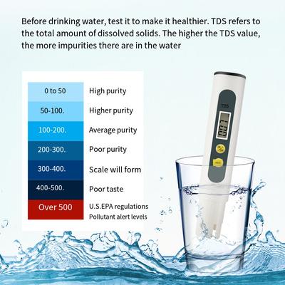 1 Stück Tds Stift Wasserqualitätsteststift Haushaltswasserteststift Tds Teststift, Spot Tds Wasserqualitätsteststift