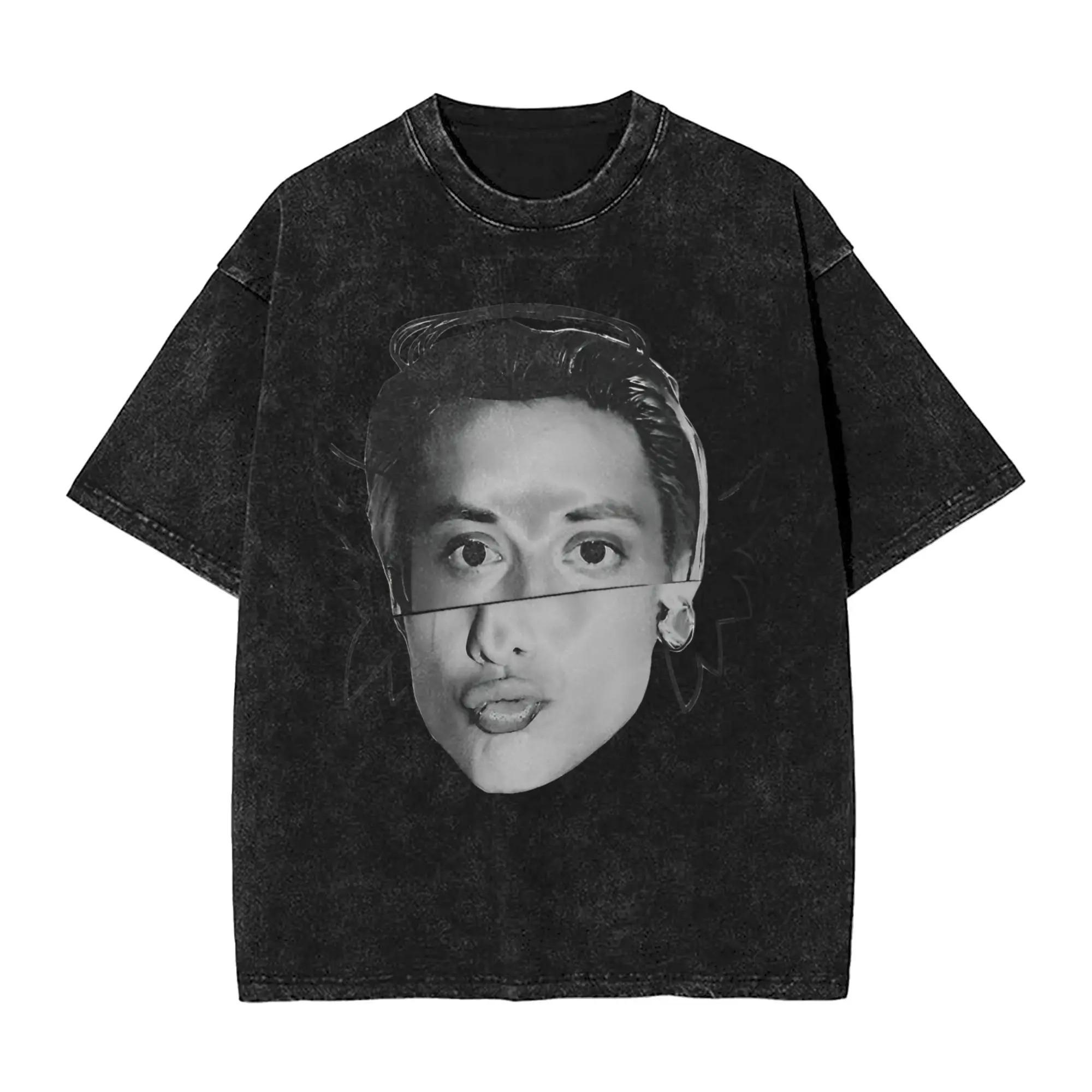 

CARIEL Paco Amoroso Papota Poster Print TShirt Women Unisex Oversized Streetwear Fashion Top Vintage Washed Cotton Summer New Tee S