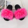 Cozy Girls Home Outdoor Slides With Soft Fur Decoration And Furry Design
