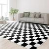 Checkered Area Rugs Checkerboard Rug Plaid Carpet for Living Room Bedroom Home Decor