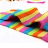 Cotton Rainbow Toe Socks Women Short Style with Five Fingers for Unique Comfortable Wear