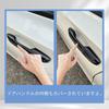 HIMARKLIF Exterior Door Handle No Tape Piano Black Mirror Finish with Smart Full Compatible with Honda Civic and New and Set Covers, Required, Holes,