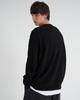 TENER Cable Knit Sweatshirt Black