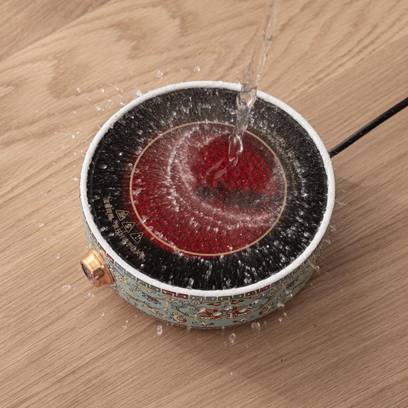 Chaxun Enamel Glass Health Kettle with Electric Base