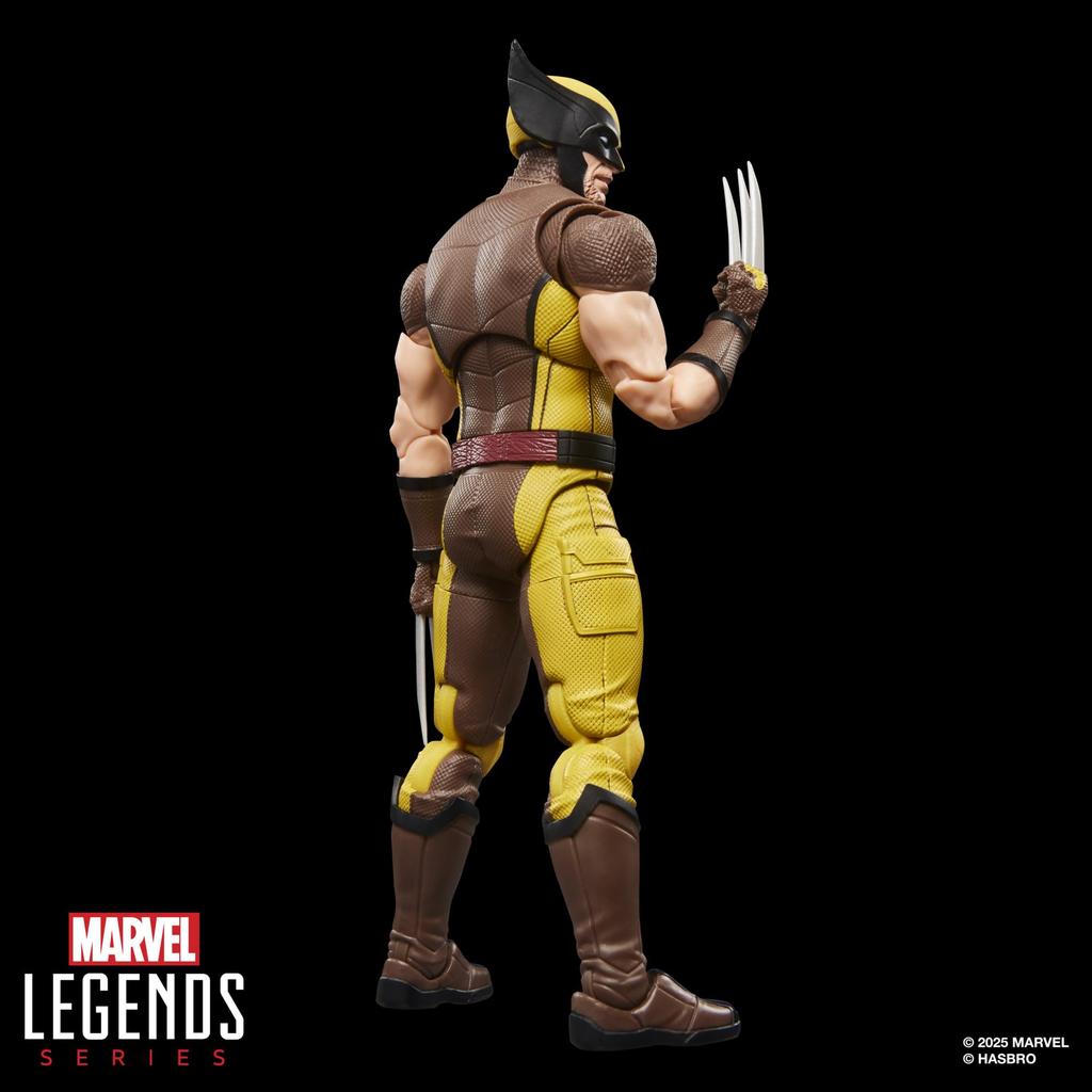 Hasbro MARVEL Legends Series Wolverine (Brown Suit), Marvel Studios Deadpool & Wolverine Collectible 15cm Action Figure G2366 (Authentic)