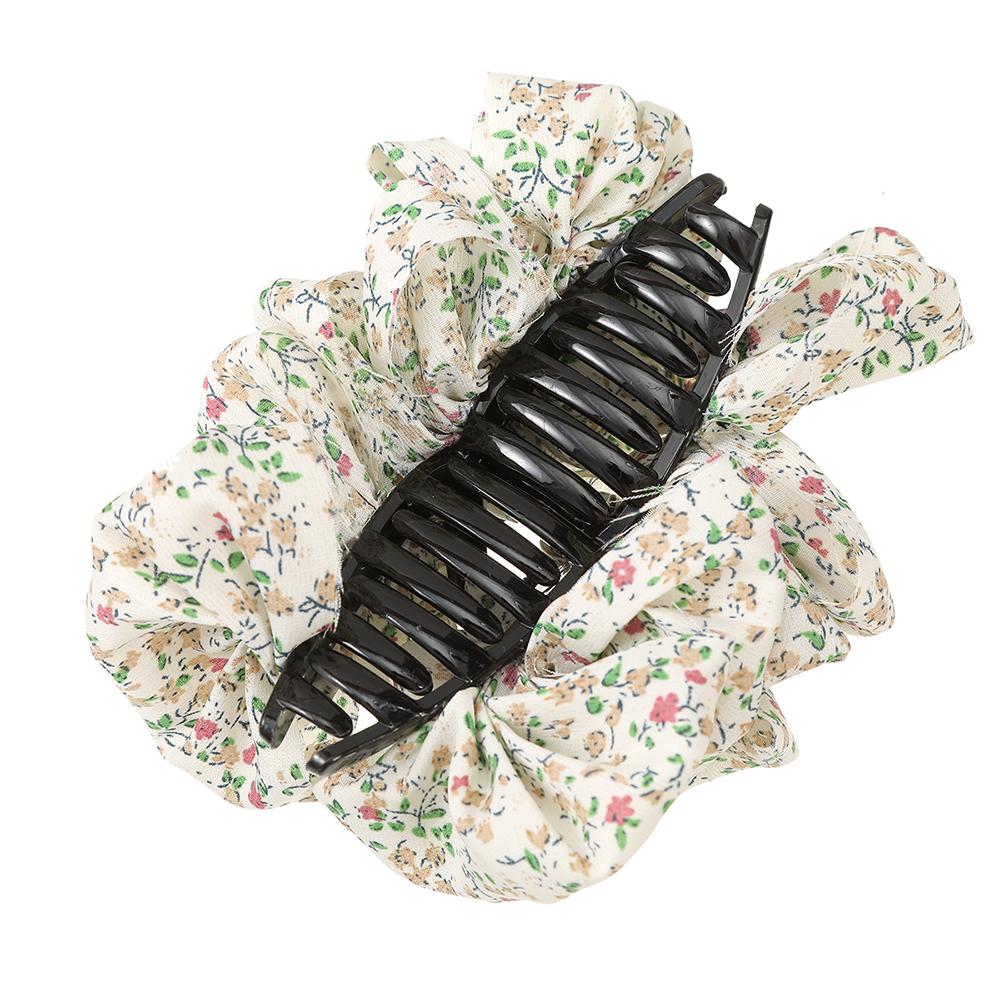 Large Fabric floral patterns Hair Clips Hairpin Fashion Hair Accessories Hair Claw For Women Girl