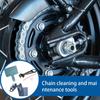 Motorcycle Chain Brush 4 Piece Chain Cleaning Device Brush Effective Oil Sprayer Lube Applicator Portable Maintenance Equipment