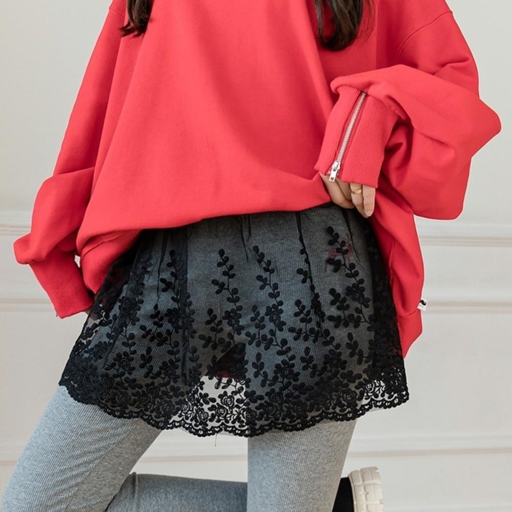 Transparent Safety Skirt Petticoat Sweet Lining Petticoat Women Lace Underskirt Slips Summer