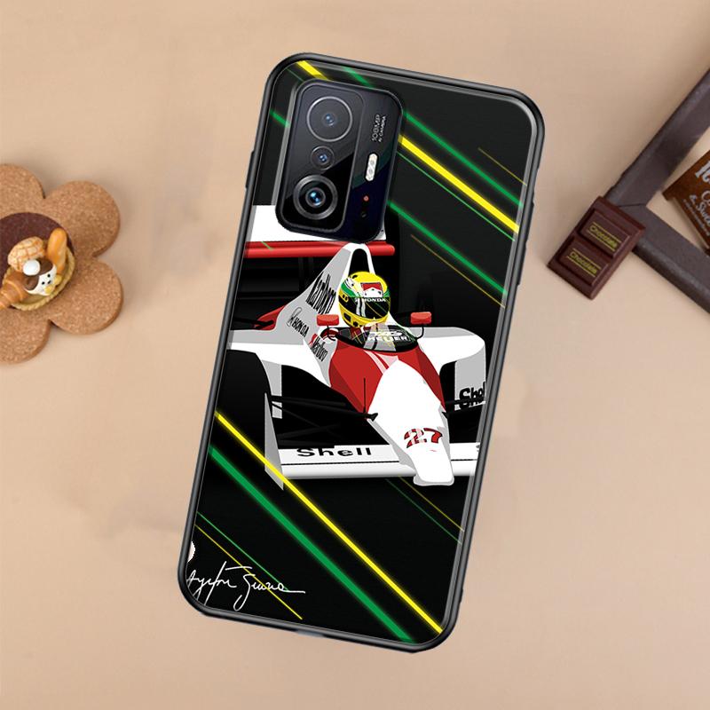 Ayrton Senna F1 Case For Xiaomi POCO X7 X6 Pro X3 X5 M6 F3 F5 F6 Pro 11T 12T 13T 14T Pro 13 14 Ultra Cover
