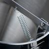 Stainless Batter Dispenser for Takoyaki Pancake Cupcake Waffle Muffin, 8/19mm Funnel Batter Dispenser with Lid&Stand Baking Tool