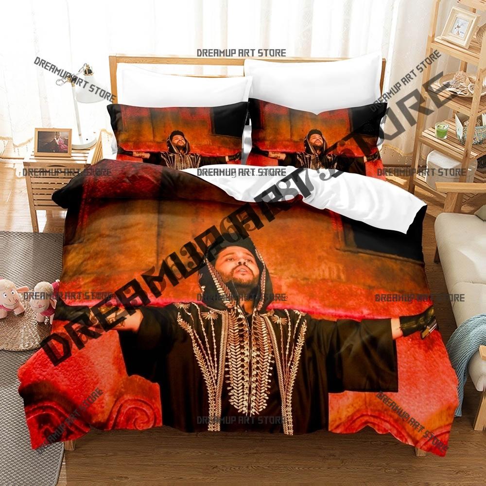 Fashion Hurry Up Tomorrow The Weeknd Bedding Set Single Twin Full Queen King Size Bed Set Kids Bedroom Duvetcover Set