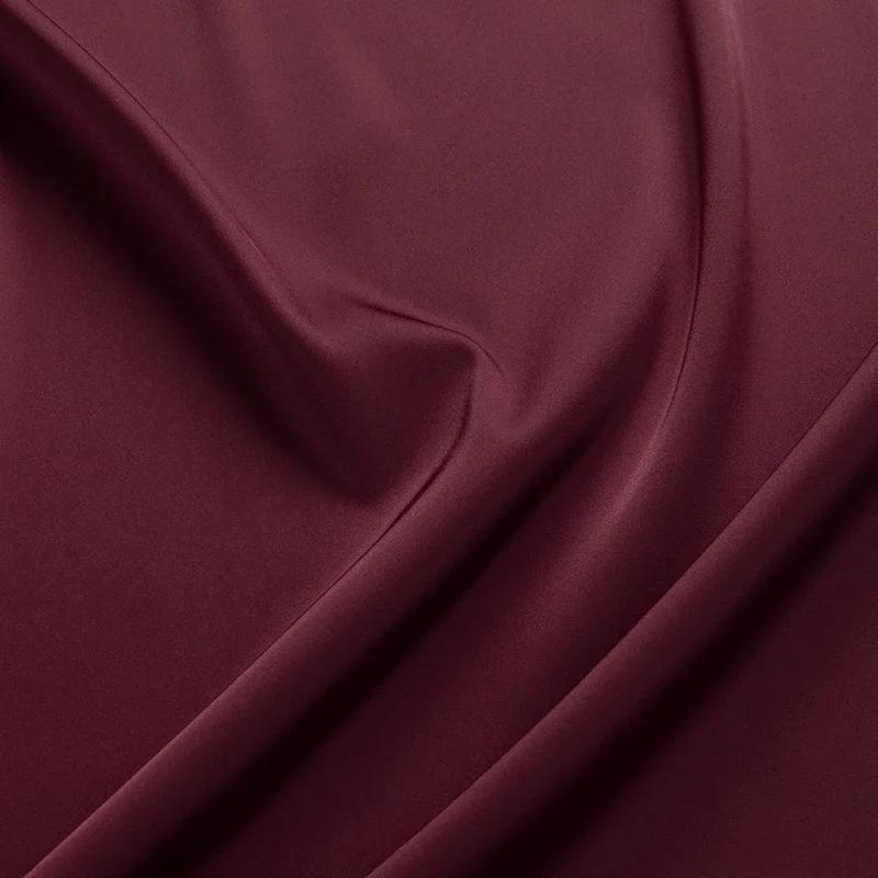 100x125cm  Ice Sensitive Thin Stretch Matte Satin Fabric Satin Dress  Camisole Shirt  Pajamas  Qipao Clothing Design Fabric