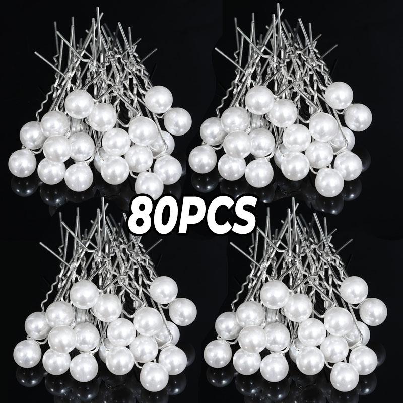 Wedding Pearl Hairpins For Women Bride Bridal Hair Accessories Fashion Women Hair Clips Many Wedding Hair Jewelry Hairpin